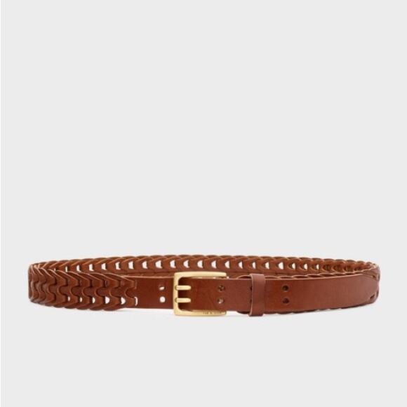 rag & bone Accessories - NWT. RAG & BONE Tan Woven South Dress Belt. Small